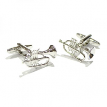 High Detail Large Trumpet Cufflinks
