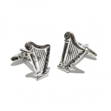  Harp Design Cufflinks