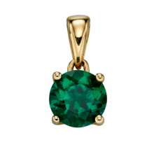GOLD MAY EMERALD BIRTHSTONE 