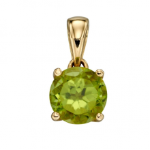 AUGUST PERIDOT BIRTHSTONE PENDANT