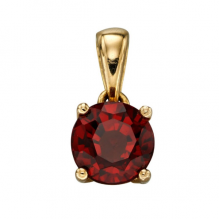GOLD JAN GARNET BIRTHSTONE 