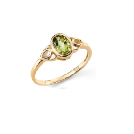 PERIDOT GOLD RING